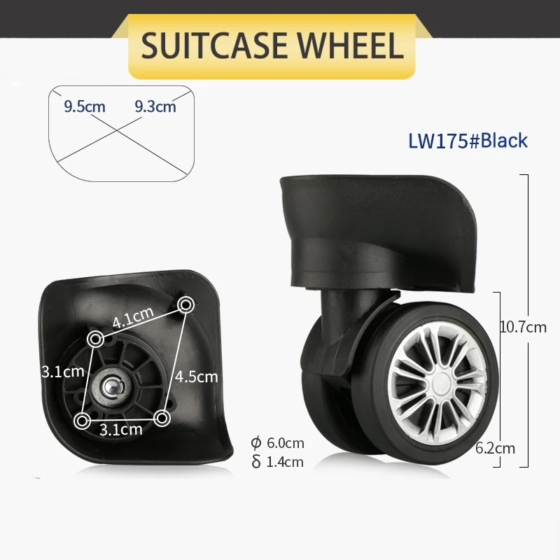 Luggage Accessories Replacement Suitcase Universal Wheel Accessories Trolley Case Roller Repair Password Box Suitcase Caster