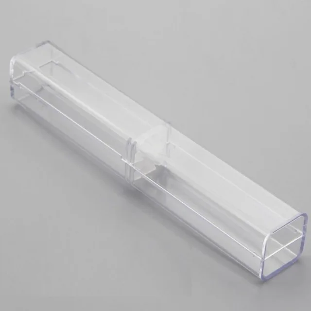 5Db Átlátszó Műanyag Toll Tároló Ajándék Doboz Iskola Irodai Vállalkozások Papírkészlet Szervező Hallgatói Csomagolódoboz - Image 6