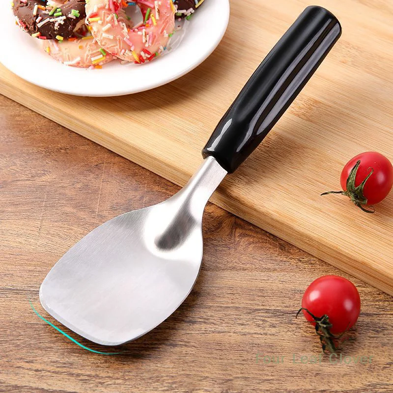Stainless Steel Frozen Yogurt & Ice Cream Scoop Spade – Flat Paddle Cutter Tool 4