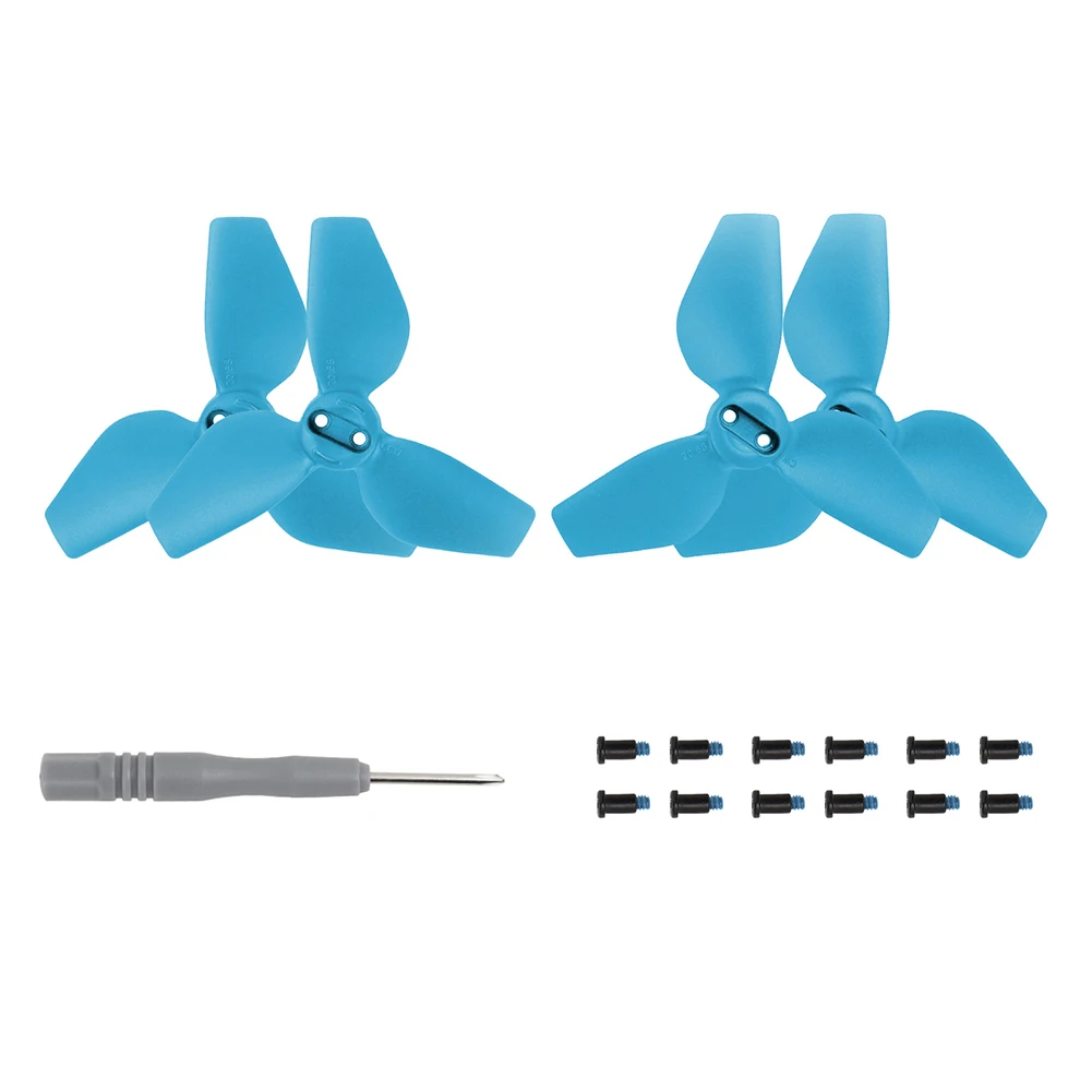 Retro blue propeller