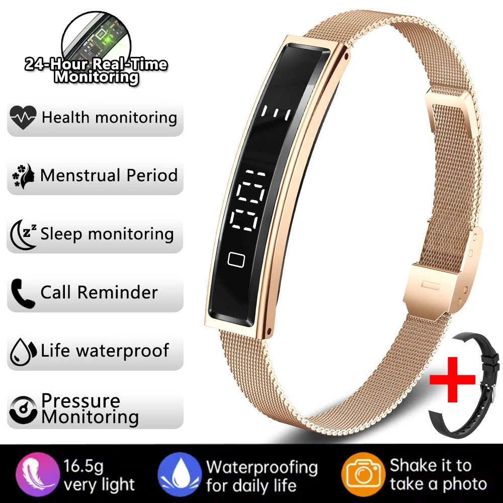 Health Smart Bracelet Men Women Fitness Sports Band Stress Test thumbnail 8