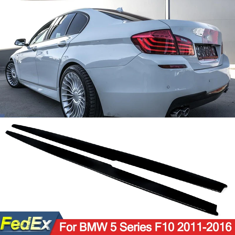 Fits 17-23 BMW G30 5 Series M5 F90 Sedan M-Tech Style Side Skirts