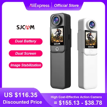 SJCAM C300 4K Action Camera Touch Screen Stabilizzazione giroscopica a 6 assi 30 m Impermeabile 1000 + 2800 mAh Batteria Registrazione 460 minuti