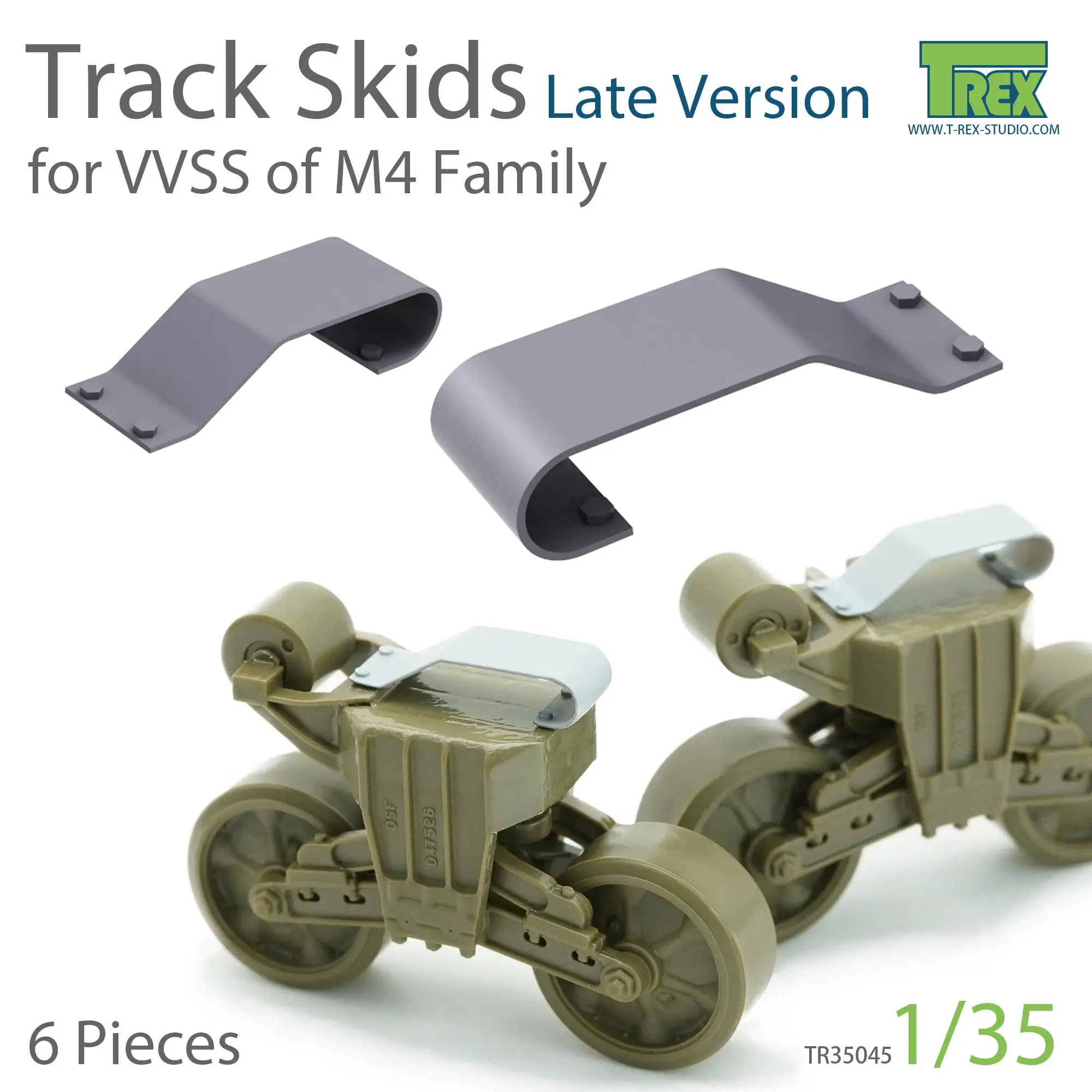 

T-REX 35045 1/35 Track Skids Set (Late Version) for M4 Family