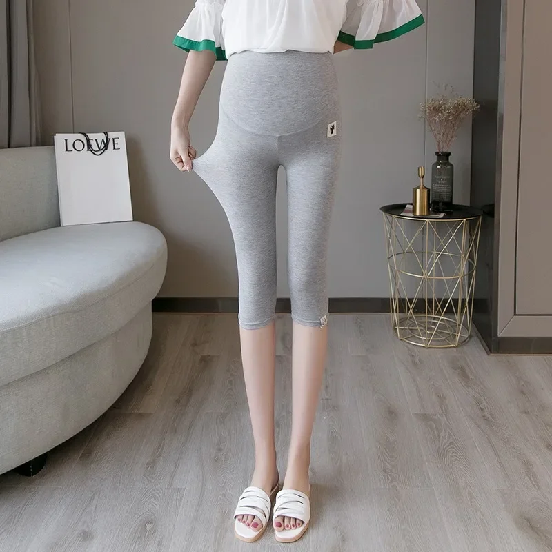 Maternity Pants Summer Maternity Legging Cotton Modal High Waist Low Waist Legging Women Comfortable Breathable Elastic Leggings