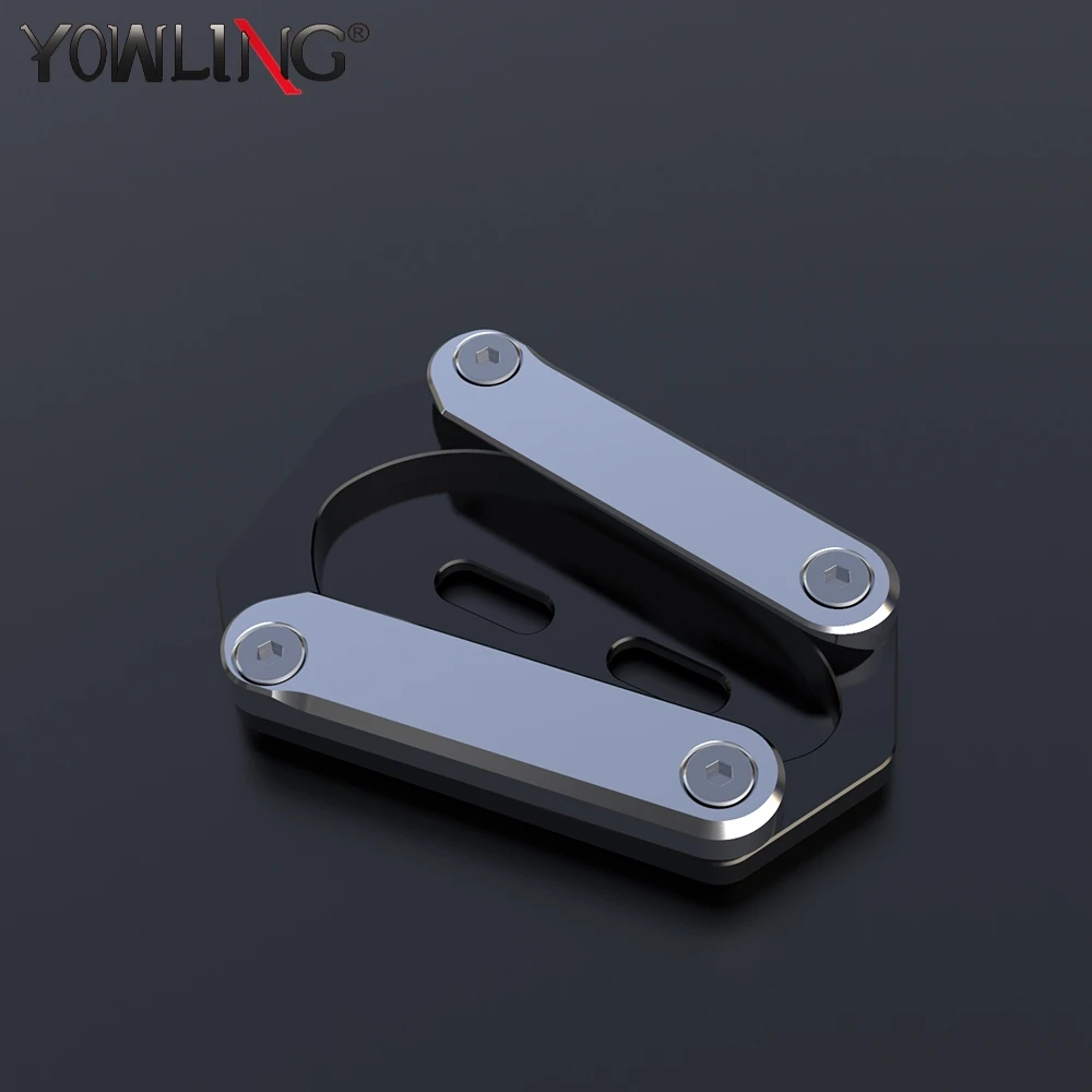 Motorcycle Kickstand Extender Motorcycle Kickstand Pad For BAJAJ DOMINAR250 DOMINAR400 Motorcycle DOMINAR 250 400 Kickstand Enlarger Side Stand Extension Pad Plate