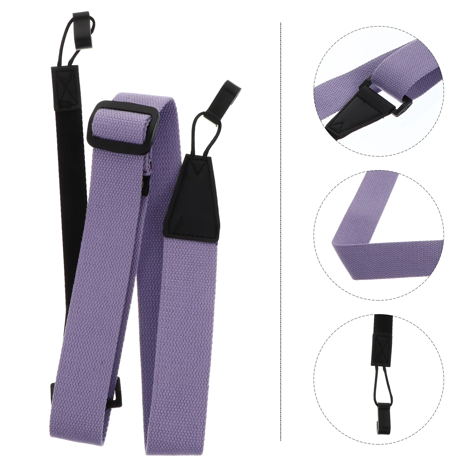 Lightweight Durable Cotton Ukulele & Guitar Strap - Essential Instrument Accessory