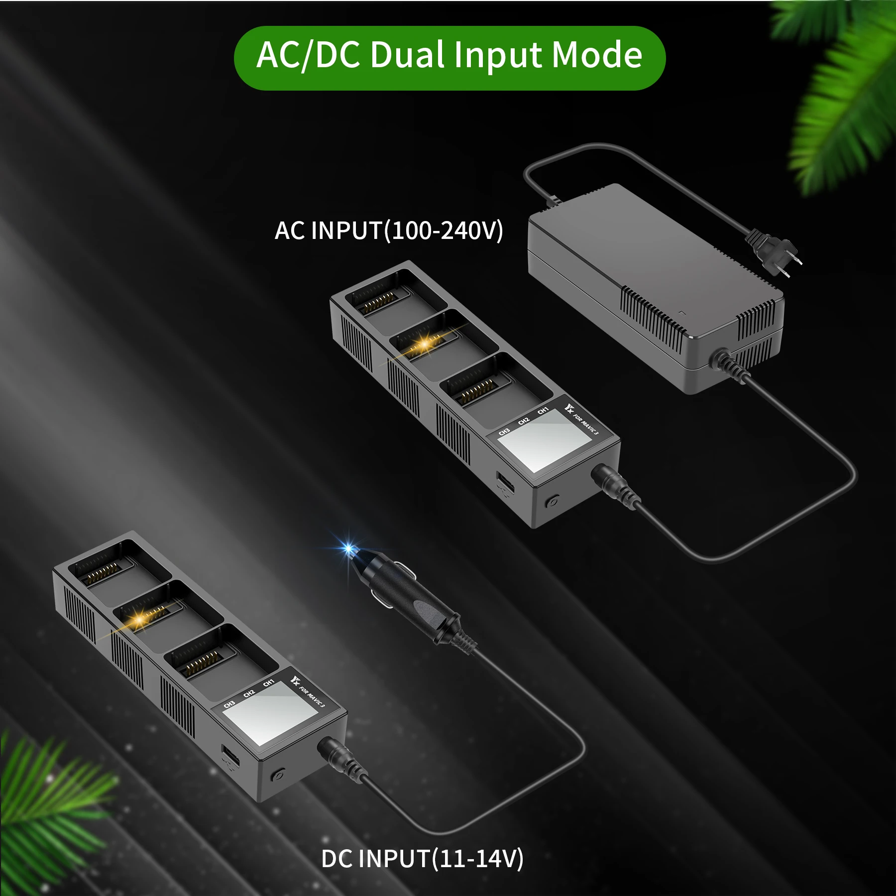 

Suitable for DJI Mavic3 Charger Discharger Battery Maintainer for Mavic 3 Pro Multifunctional Charger Accessories