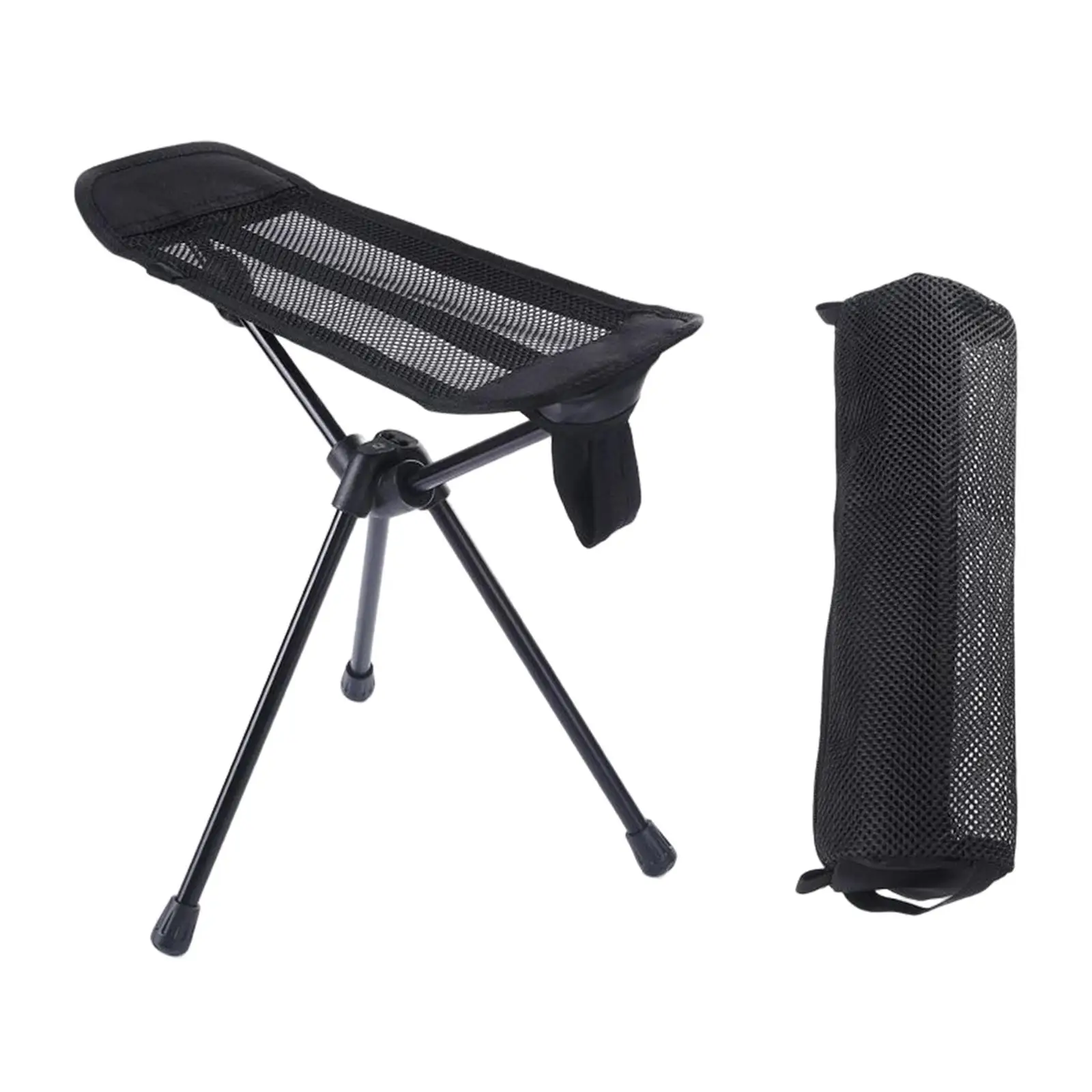 Folding Chair Footrest Foldable Footstool recliner Foot Rest for Camping