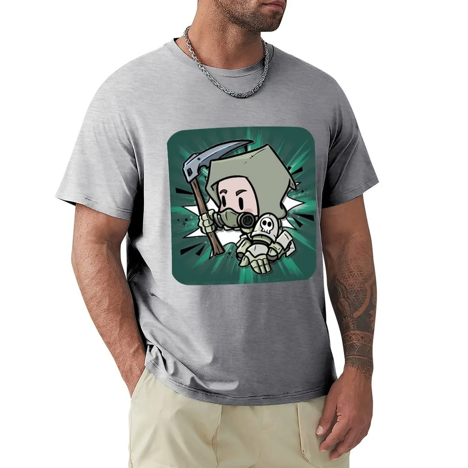 Chibi Mortarion T-Shirt Anime Clothes Summer Tops Mens T Shirt Graphic