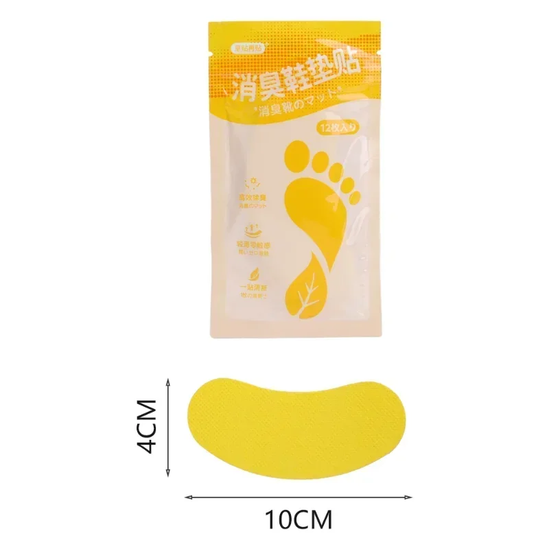 12/24pcs Shoes Odor Remover Deodorant Patch Lemon Athlete's Foot Soothing Insole Stickers Antibacterial Antiperspirant Foot Care images - 6