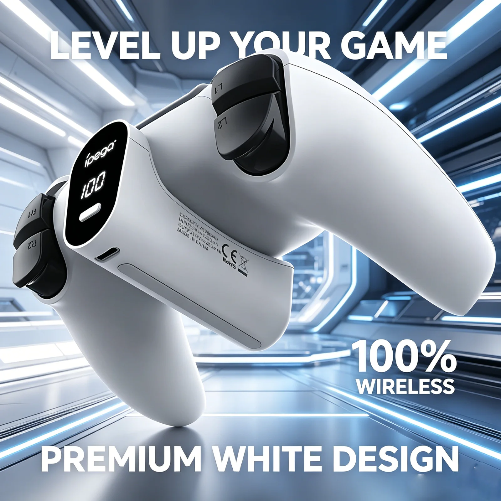 High-Capacity Type C Battery Pack with LED Display for Extended Gaming Sessions