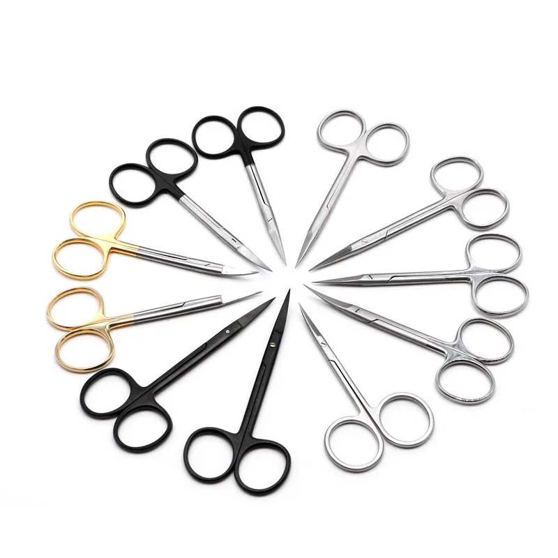 Double Eyelid Scissors Korean Style Express Fine Line Carving Ophthalmic Equipment ophthalmic microsurgical scissors ophthalmic surgical instruments