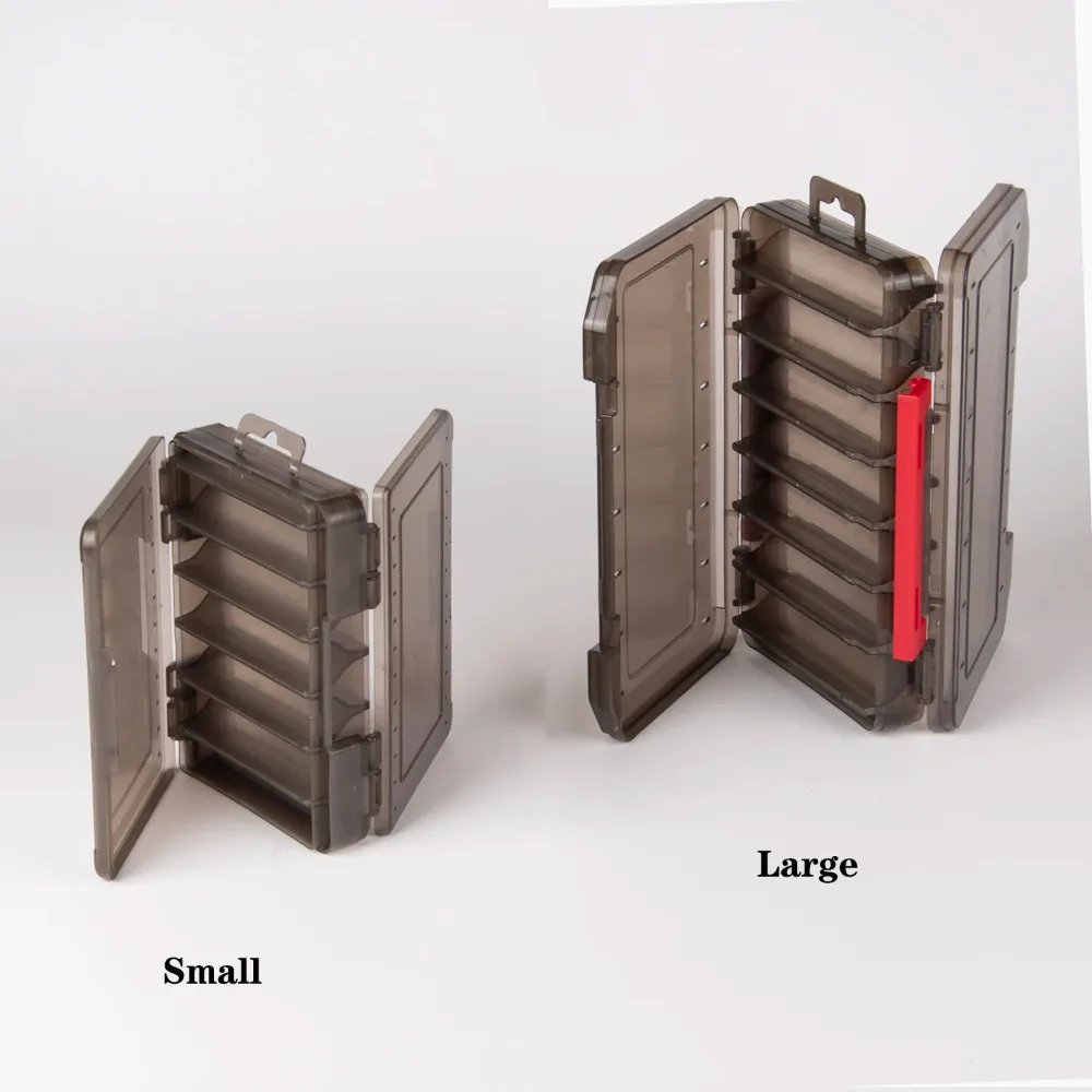 Fishing Tackle Box Sided Fishing Tackle Box 12-14 Cells Bait Lure Hook Storage Box Fishing Tool Accessories Storage Carp For Fishing Wobblers