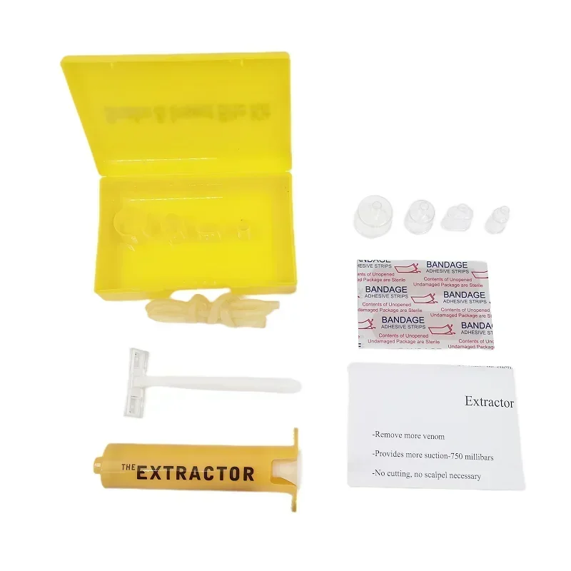 Outdoor Venom Extractor Venom Snake Mosquito Bee Bite Vacuum Suction Pump Survival Camping Hiking First Aid Safety Rescue Tools venom extractor