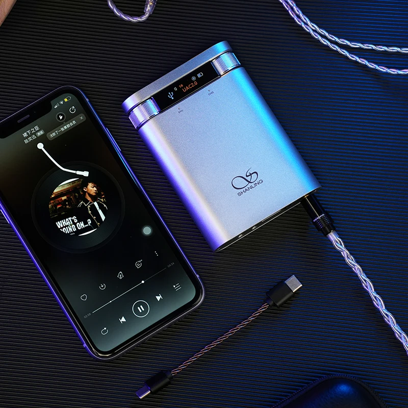 SHANLING H2 ブラックポータブルDAC/アンプ SHANLING H2 ブラックポータブルDAC/アンプ