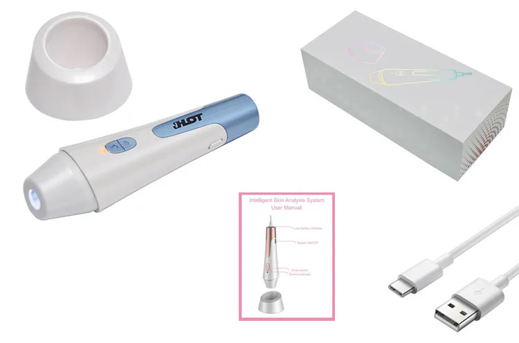 New AI System HD Camera Machine Facial Skin And Scalp Analyzer Wi-Fi Smart Skin Scalp follicle detector 50X 200X