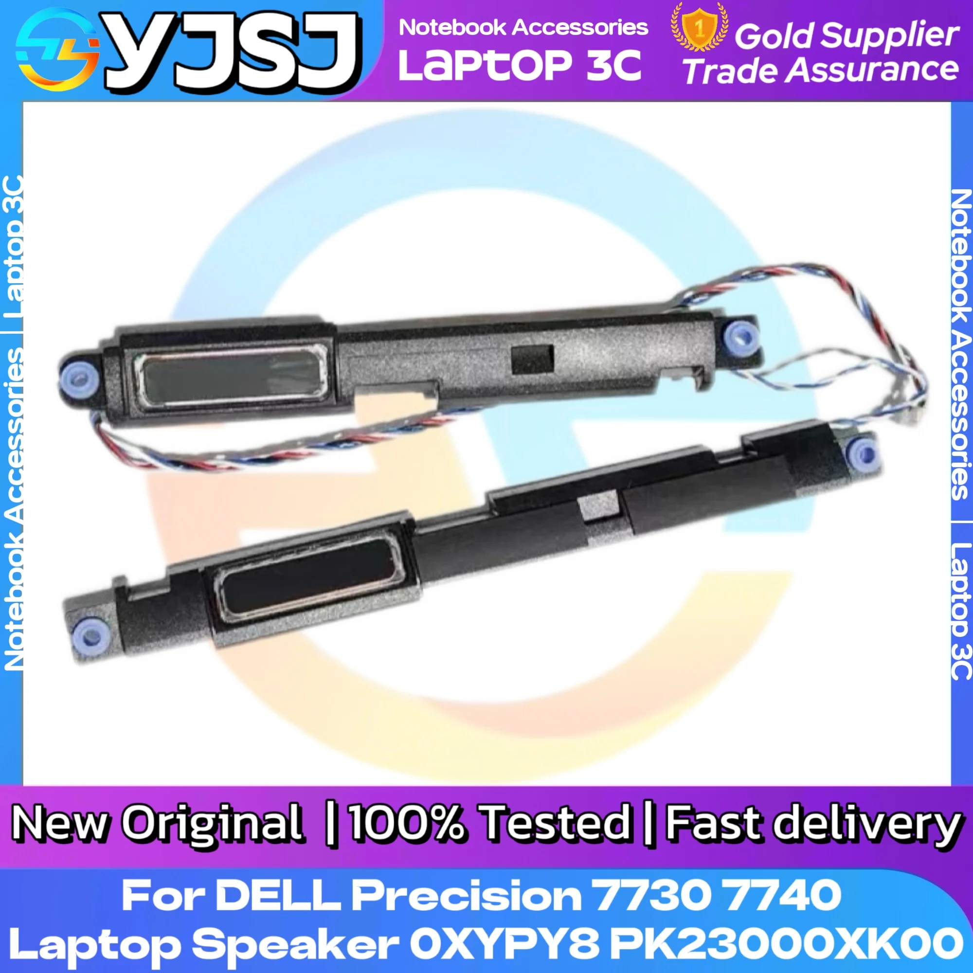 Laptop Speaker For DELL Precision 7730 7740 Laptop Built-in Speaker 0XYPY8 XYPY8 PK23000XK00 Tested