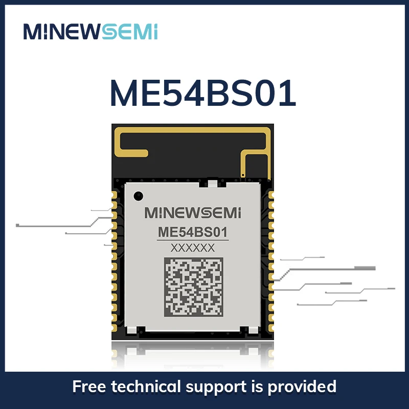 MinewSemi nRF54L15 ME54BS01 Ble Remote Control Mesh 1524KB NVM PSA Level 3 Bluetooth 6.0 Receiver Transmitter LE Module