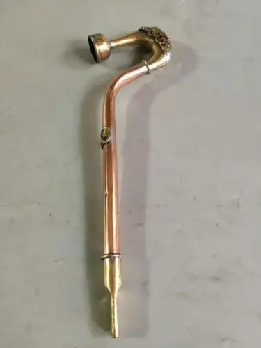 Old Chinese brass copper handmade pipe Smoking tools