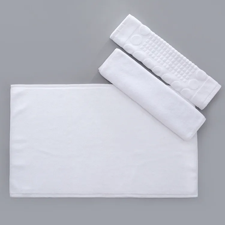 Fußabdruck Baumwoll-Heim-Hotel-Boden handtuch, Ameisen-Slip, Spa-Schönheits-Bade matte für Badezimmer, Toilette Badewannen unterlage, saugfähige Boden matte – Detail 4