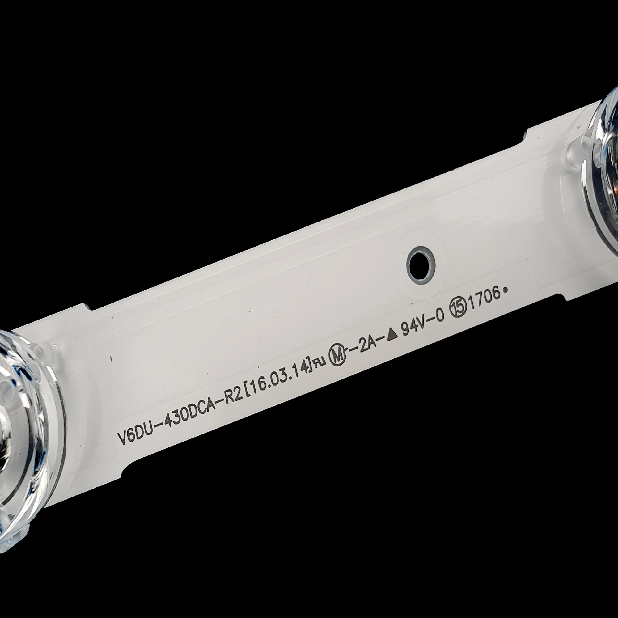 Tira de Retroiluminação Led para Retroiluminação Ua43ku6000 Ua43ku7000 Ua43mu6100 Un43mu6100 Ue43ku6000 Ue43mu6105 Ue43mu7003 Un43ku6300 V6du430dca-r2 - Imagem 6
