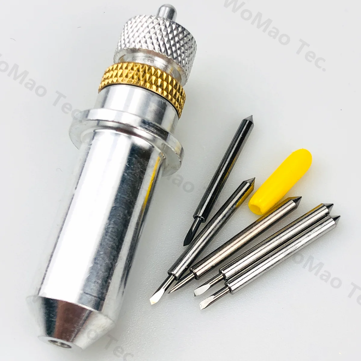 

5pcs Plotter Blades + 1pc Tool Holder for Gcc Jaguar Base Adjustable Blade Height Silver