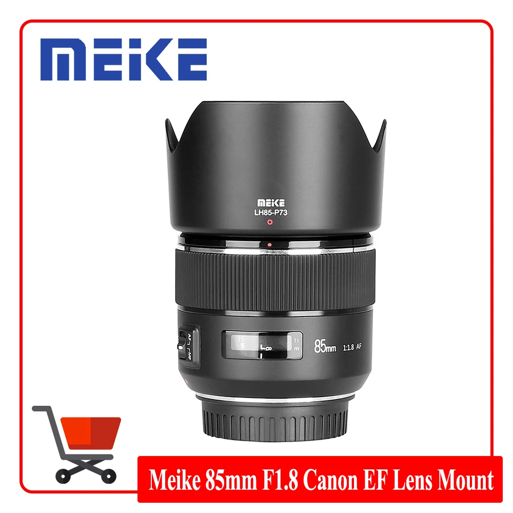 Meike 85Mm F1.8 Messa A Fuoco Automatica Full Frame Telescopio Medio Asferico Obiettivo Principale Per Fotocamere Dslr Canon Eos Ef Mount