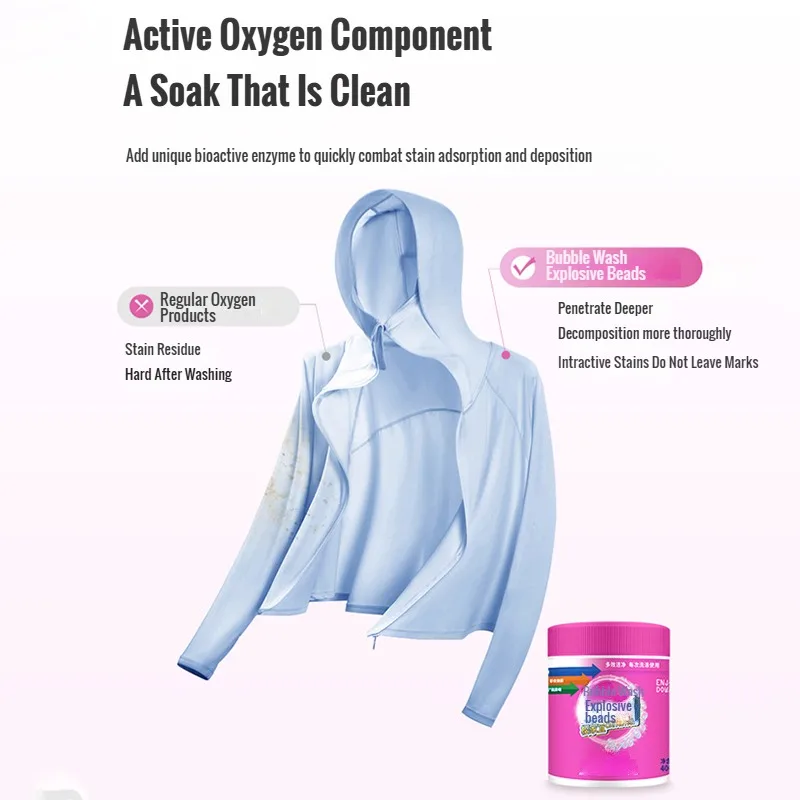 Multi-Function Laundry Booster Powder-Enhanced Cleaning & Whitening, Fresh Scent, Stain Removal-Suitable for Clothes, Shoes,