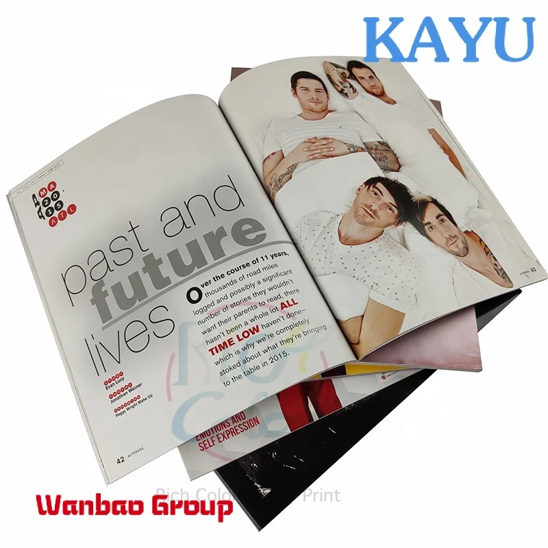 advertising quarterly Fashion make up magazine printing
