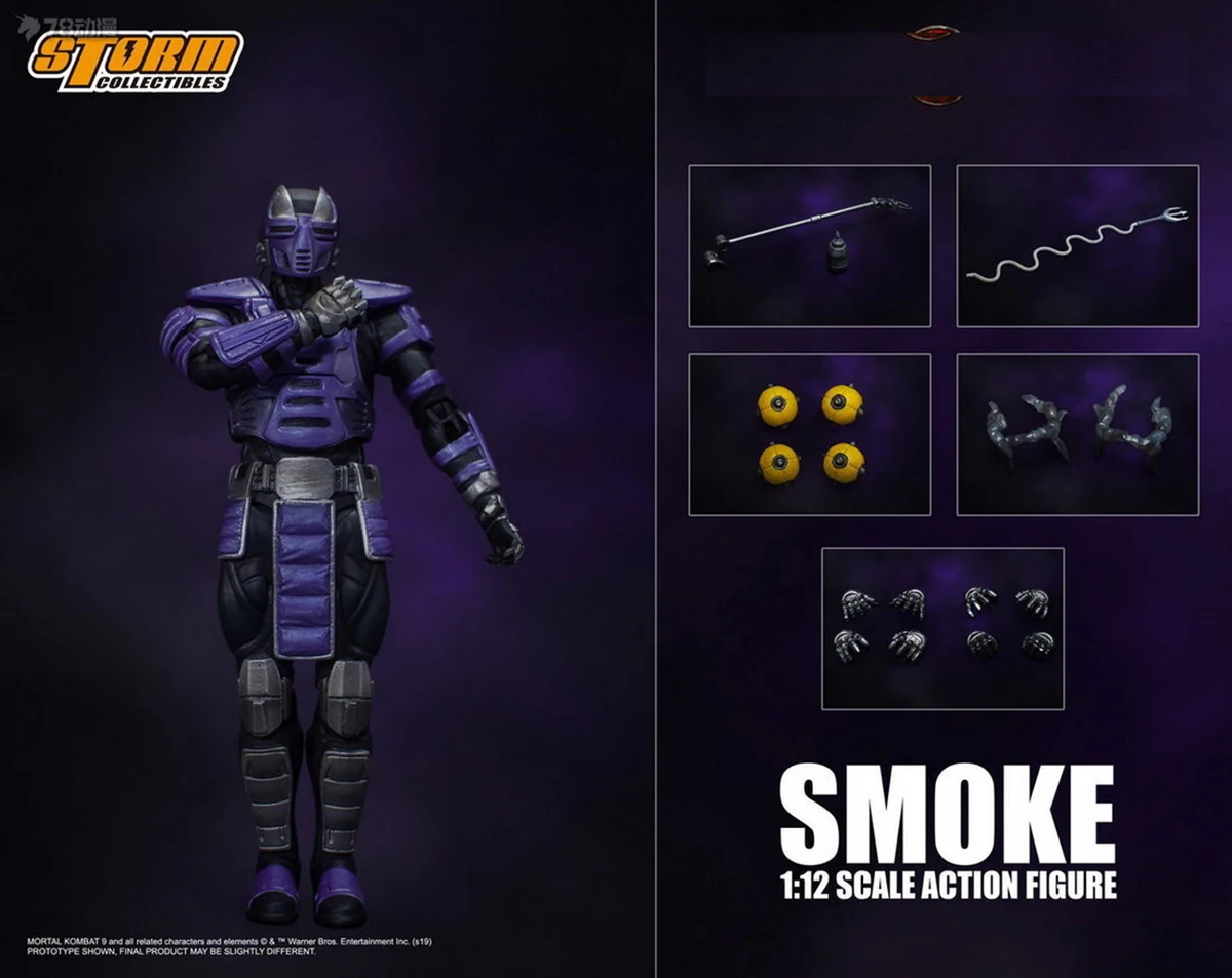 Original Storm Collectibles Toys 1/12 SMOKE Mortal Kombat