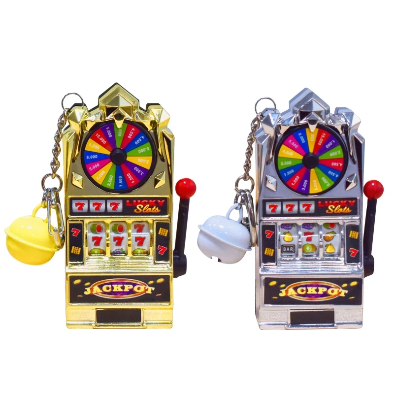 

652D Mini Toy, Lucky Gambling Machine with Spinning Reel for Creative Christmas Gift Birthday