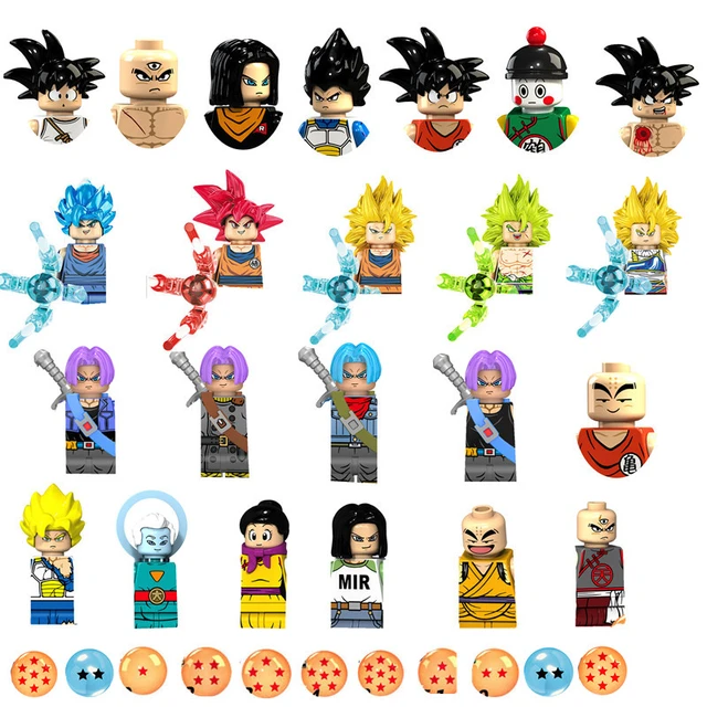 Minifigures Lego Dragon Ball  Lego Dragon Ball Super Son Goku - Z Blocks  Bricks Mini - Aliexpress