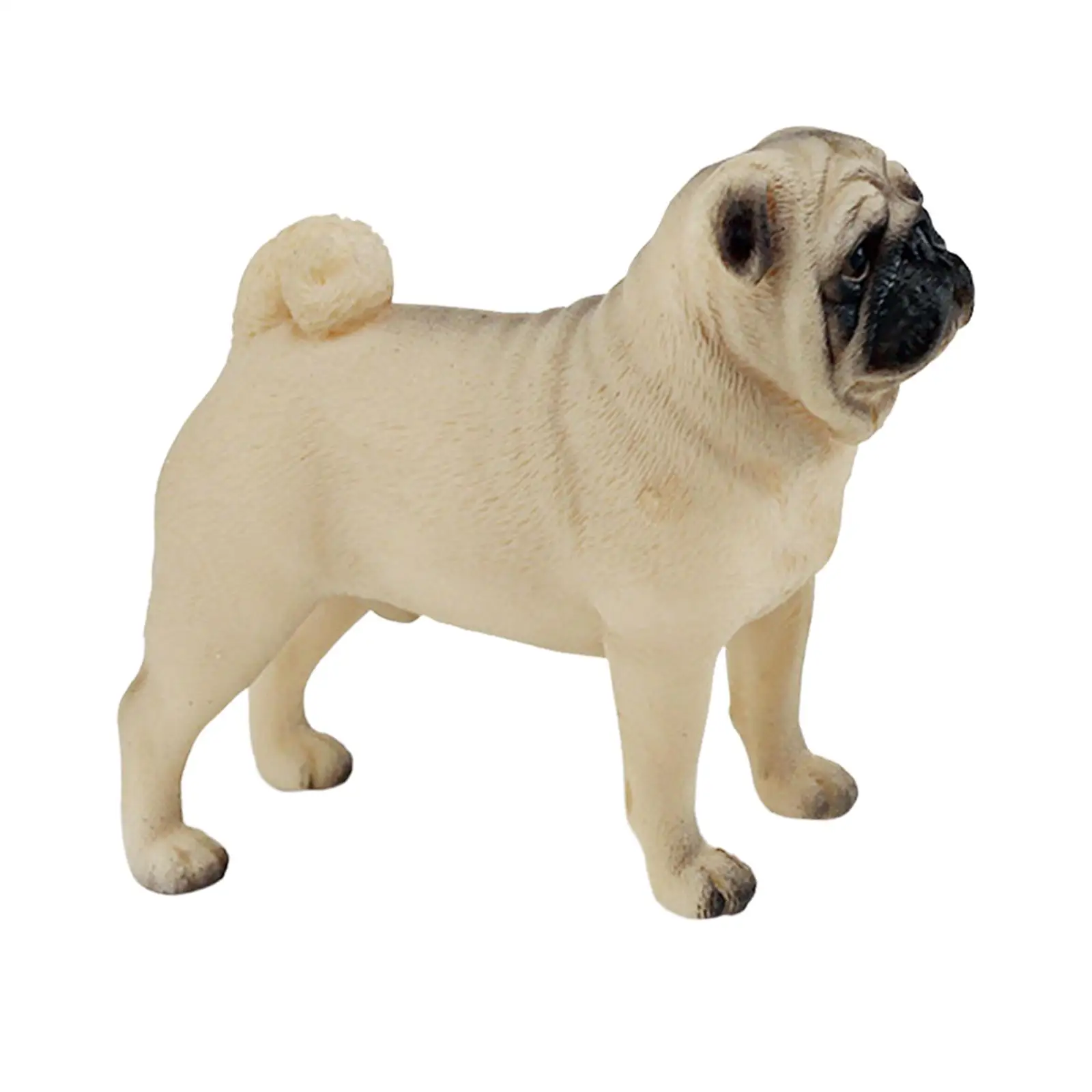 

Miniature Chinese Shar Pei Simualtion Dog Figurine PVC Animal Dog Statue Fun and Educational Toy for Kids Toy Cognitive Toy