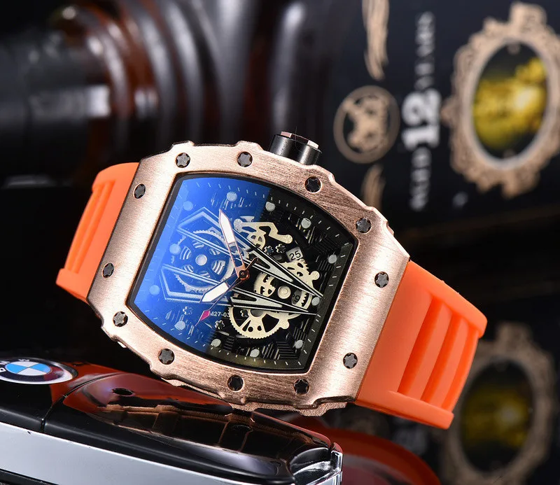 2022 Men's Watch RM Luxury Watches Casual Automatic Calendar Men's Watch Sports Quartz Chronograph 