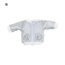 Doll Fashion Outfit Set: Ripped Jeans, Trendy Hoodies, & Cool PU Leather Jackets - Stylish Doll Clothes Accessories (18)