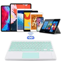 Spanish/English Bluetooth Keyboard 10 inch for iPad Air Pro Wireless Rechargeable Keyboard for Phone Tablet Laptop Universal - Image 4