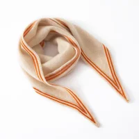 Ladies Fashion Soft Comfortable 100% Cashmere Triangle Scarf Shawl New Style Triangular Wrap for Women