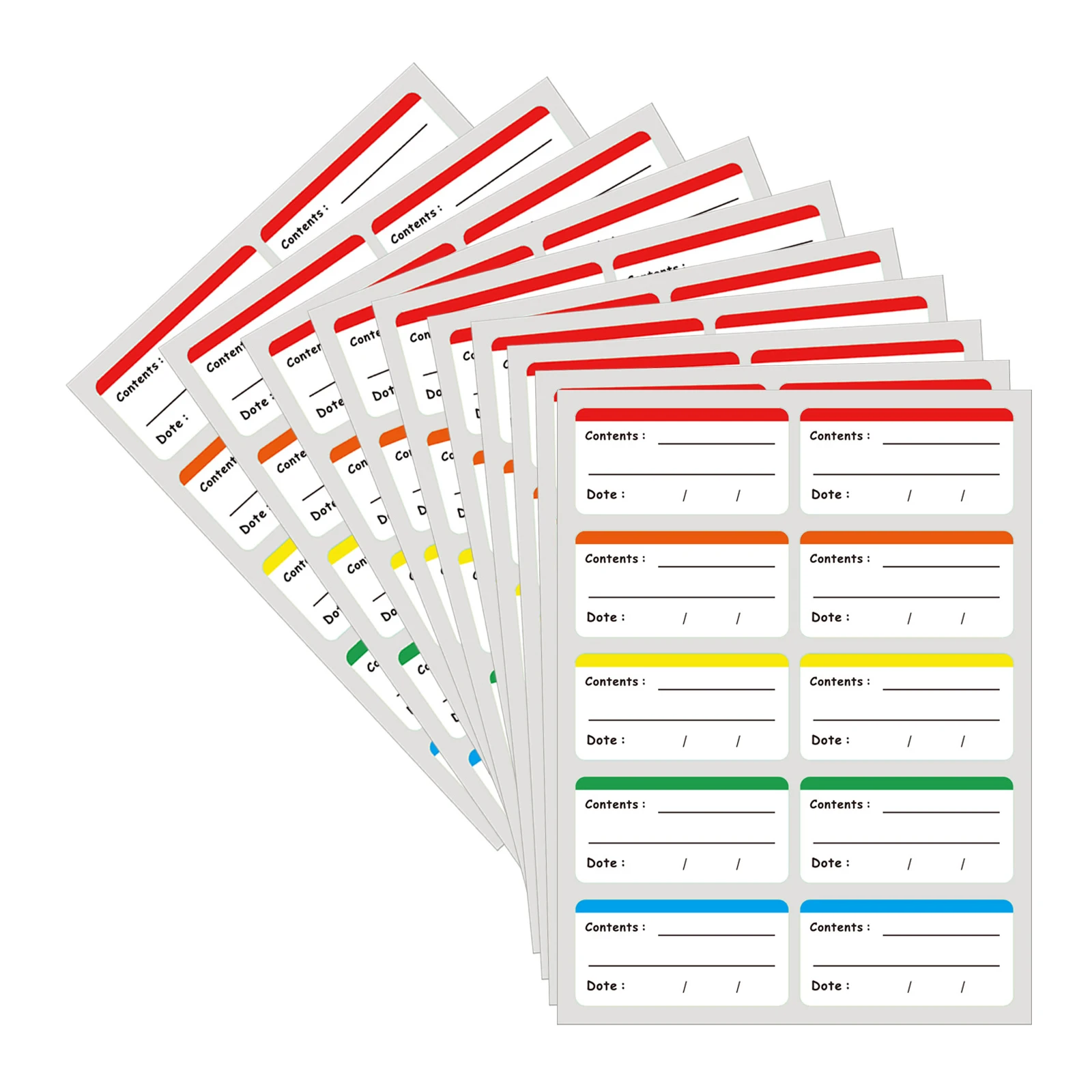 Removable Freezer Labels Food Storage Labels Stickers Can Jar Boxes Refrigerator Kitchen Label Containers 100pcs 6*3cm label stickers