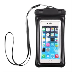 Universal Underwater Waterproof Phone Pouch (Black)