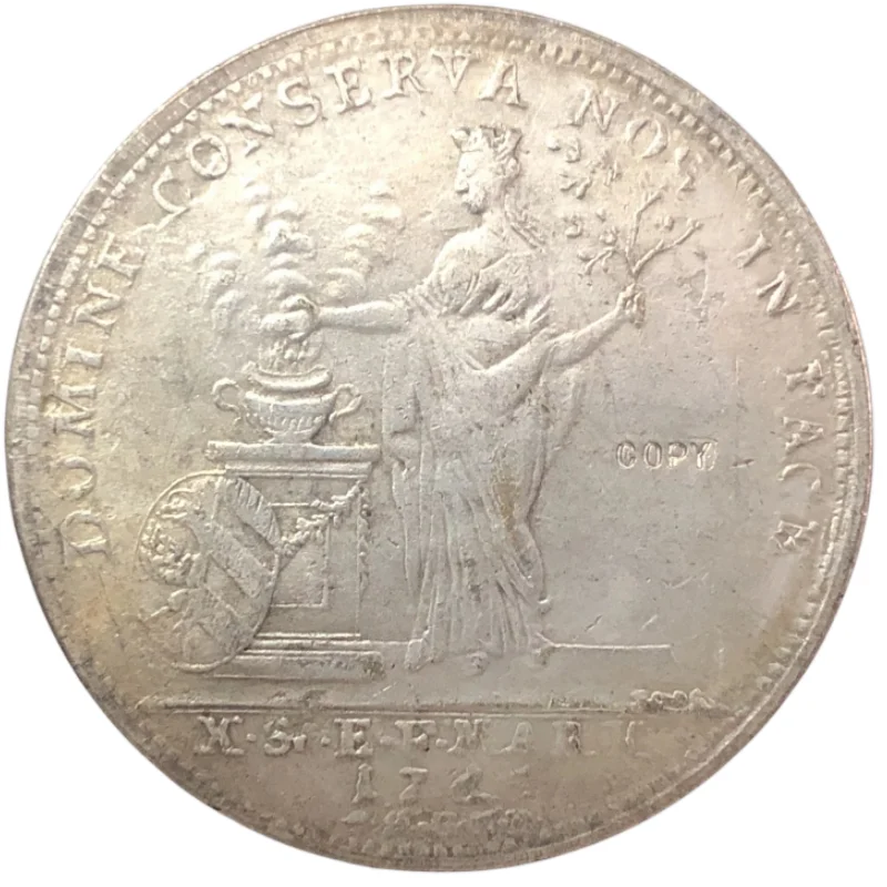

1765 SS-GNR German States 1 Thaler-Franz high quality Silver Plated Copy Coin