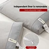 Buckwheat Pillow Sobakawa Traditional Buckwheat Standard Size Pillow Adjustable Buckwheat Hull Pillow 55x35x8 for Side Sleepers 4
