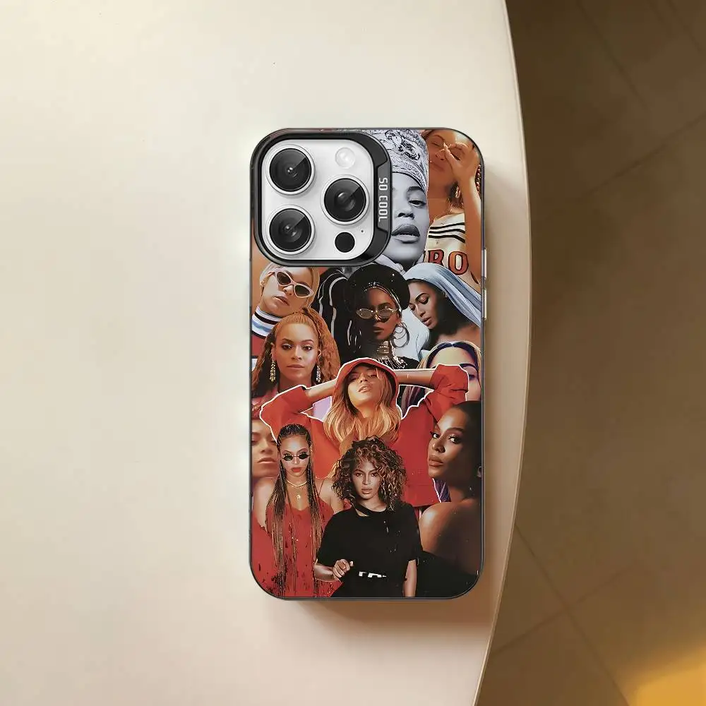 B-Beyonce Hot Singer Colorful Phone Case Silver Suitable For IPhone 12 ...