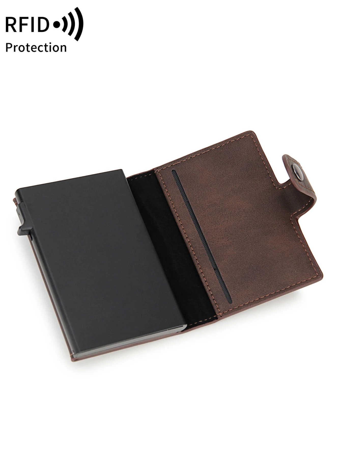 Anti-Diebstahl-Kreditkartenetui Airatg Herren-Geldbörse Bankkartenetui Rfid Minimalistische Geldbörsen für Airtag Air Tag Tracker Choice – Detail 3