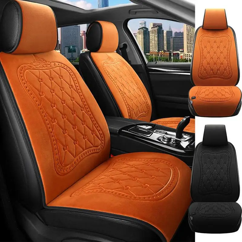 

12V Heated Seat Covers Breathable Car Seat Heater Electric Heated Car Heating Cushion Universal Heated Seat Cover For Car Home