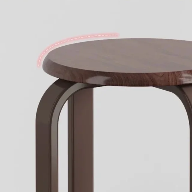 현대적 미니멀리즘과 편안함이 어우러진 모던 우드 다이닝 체어