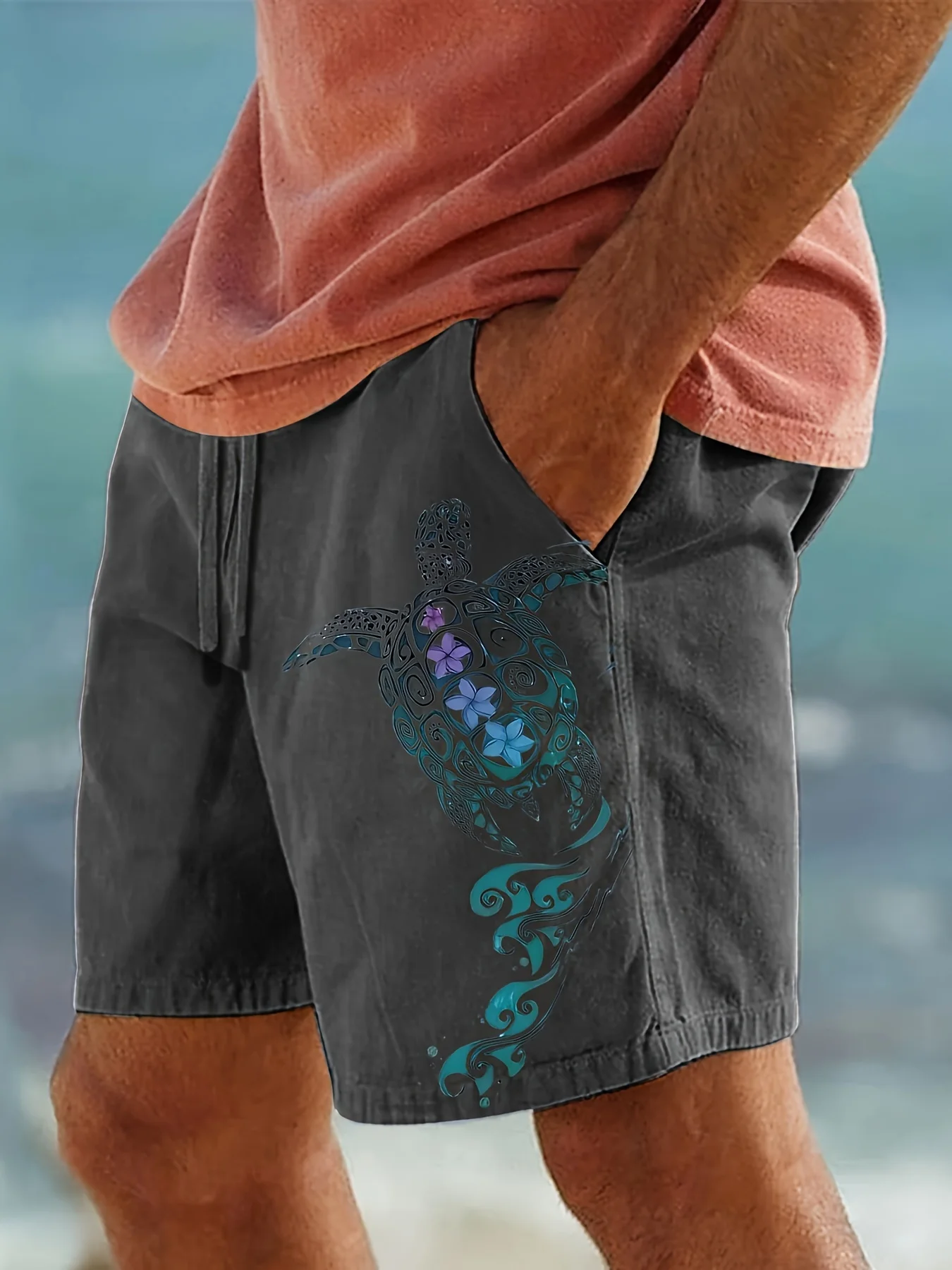 Men's Casual Beach Shorts Surfing Gym Sports Pants