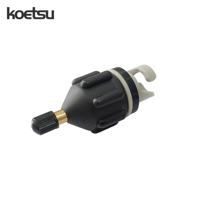 KOETSU Inflatable Paddle board Boat Air Valve Adapter Assault Boat Sup Board Fishing  Kayak Inflatable Car Air Pump rubber boat thickened wear resistant inflatable boat kayak double fishing boat extra thick hovercraft assault boat