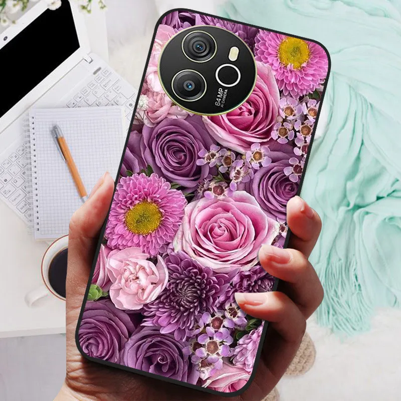 Blackview SHARK 8 Silicone Soft Back Case - Black Lion Wolf Design