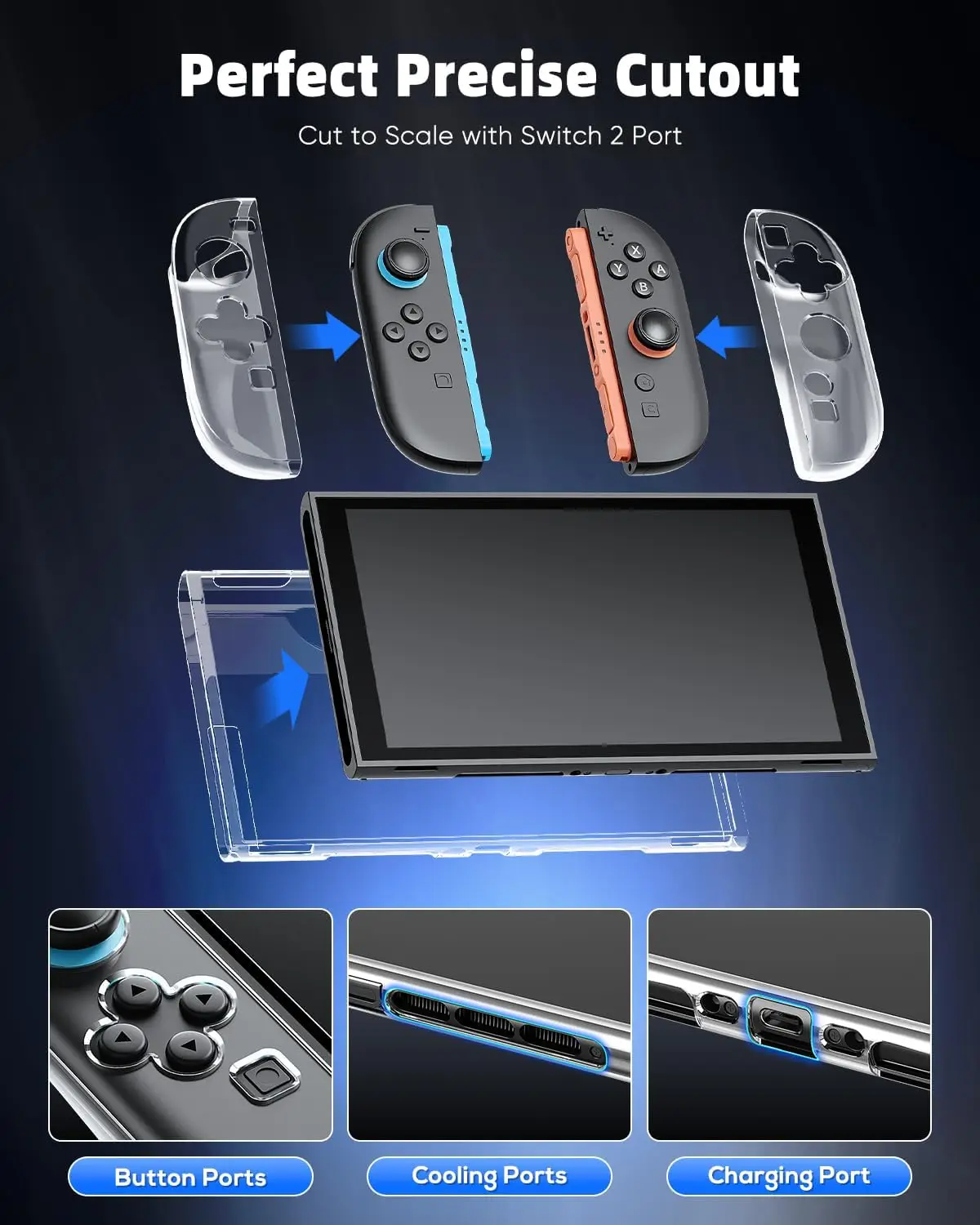 Crystal Clear TPU Protective Shell Cover